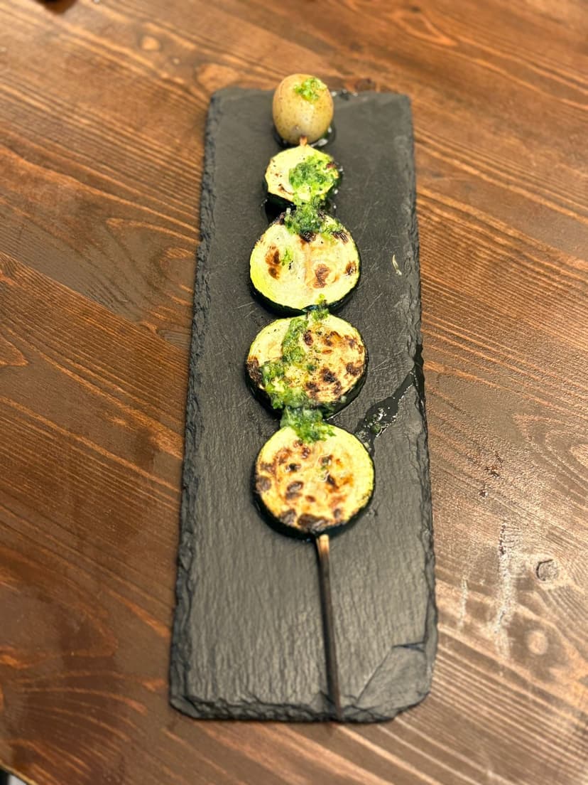 PINCHO DE CALABACÍN/ ZUCCHINI SKEWER